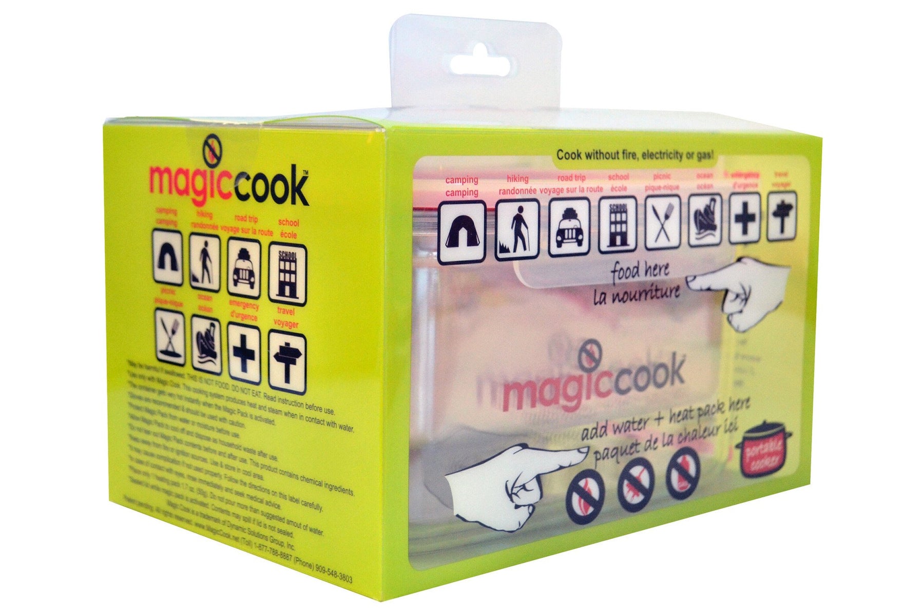 Magic Cooking Lunch Box Cooker fit for Camping & Emergency As Seen on Shark Tank ...